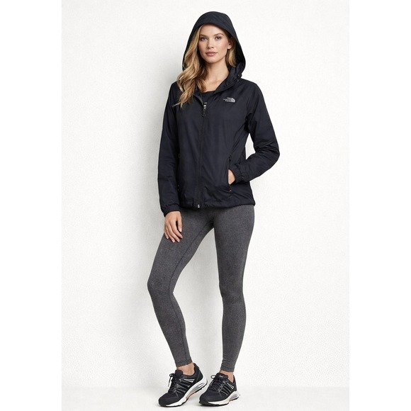 The North Face Jackets & Blazers - The North Face Windbreaker Womens S Black Lightweight‎ Outdoor Athleisure Trail